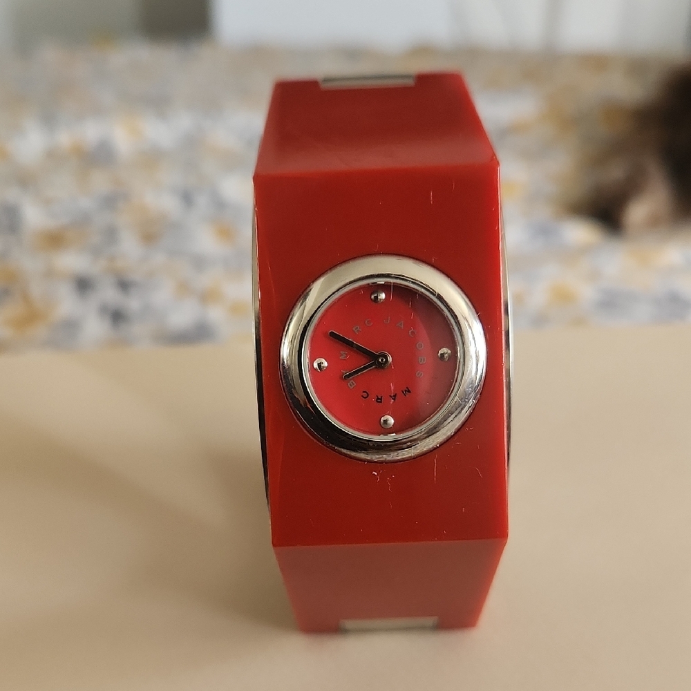 Marc Jacobs Vibrant Red Vintage Inspired Watch